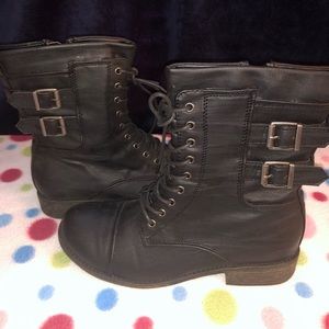 Cathy Jean combat boots